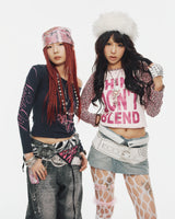 Glitter Gothic Raglan L/S Tee