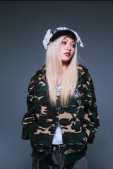 King Logo Thermal Zip Hoodie