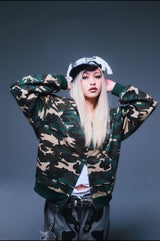 King Logo Thermal Zip Hoodie