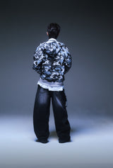 King Logo Thermal Zip Hoodie