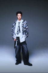 King Logo Thermal Zip Hoodie