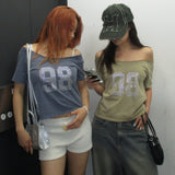 Heart Stud Numbering tee