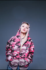 King Logo Thermal Zip Hoodie