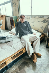 Doodle logo border long tee