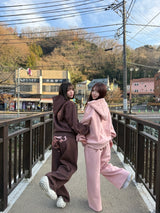 Universal logo lamé worm hoodie