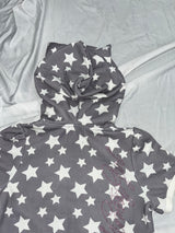 Cat-Ear Short Sleeve Zip Hoodie