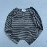 yung logo rhinestone fit ls tee