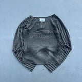 yung logo rhinestone fit ls tee