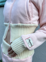 rib stand sweat jacket