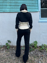 rib stand sweat jacket