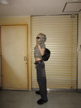 Ninety Girl Logo Glitter Buggy Denim Pants