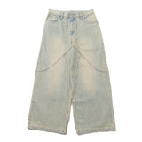 YS寬鬆的牛仔褲褲子