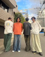 YS寬鬆的牛仔褲褲子