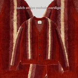MULCH STRIPE MOHAIR CARDIGAN