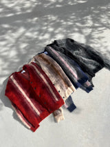MULCH STRIPE MOHAIR CARDIGAN
