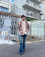 MULCH STRIPE MOHAIR CARDIGAN