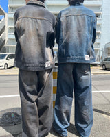 vintage patch denim jacket-2