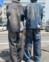 復古補丁牛仔夾克