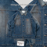 vintage patch denim jacket-2