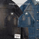 vintage patch denim jacket-2