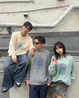 Globe徽標透明編織