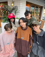 switching fleece half zip