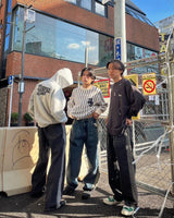 側線突破直牛仔布