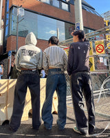 側線突破直牛仔布