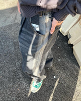 側線突破直牛仔布