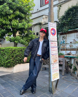 YS 느슨한 비행 재킷