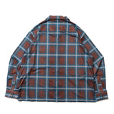 網狀ombre止回襯衫