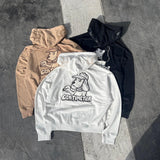 Galfy x 센티미터 지퍼 까마귀