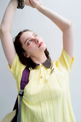 umbro×common gull products.でこぼこのニットポロシャツ