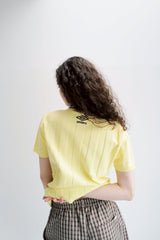 umbro×common gull products.でこぼこのニットポロシャツ