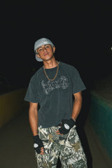 Tribal logo rhinestone tee