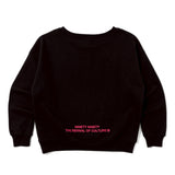 OG 로고 발렌타인 오프숄더 스웨트