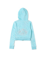 【9090girl×Juicy Couture】Velour Zip Hoodie
