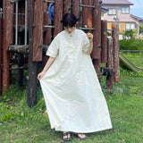 레이스 업 드레스