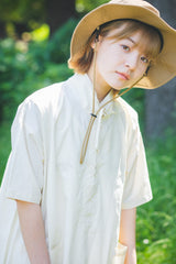 레이스 업 드레스