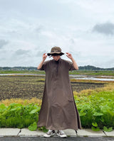 레이스 업 드레스