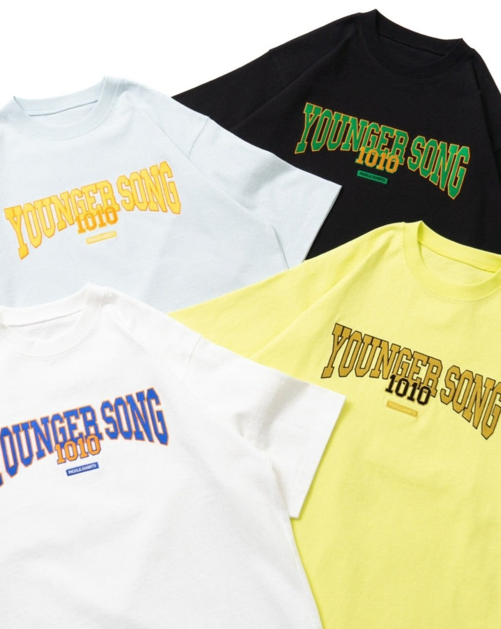 トップスyounger song College logo raglan Tee-eastgate.mk