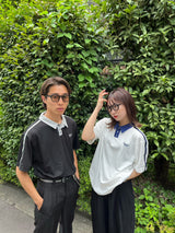 small logo line polo