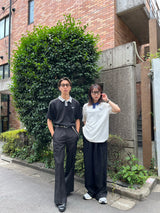 small logo line polo