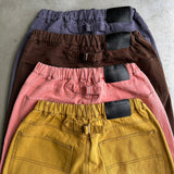 Vintage processing wide work pants