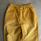 Vintage processing wide work pants
