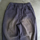 Vintage processing wide work pants