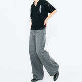 damege knit polo shirts