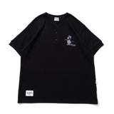 Honeycomb Henley Neck T