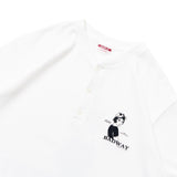 Honeycomb Henley Neck T