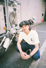 Honeycomb Henley Neck T